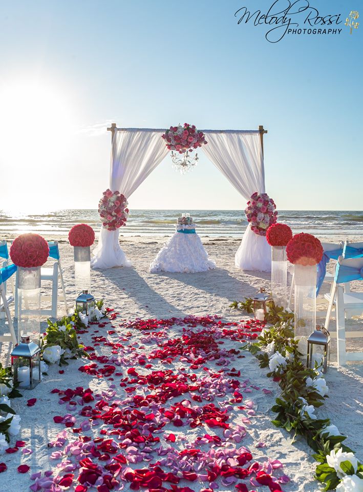 Custom Beach Wedding for the beach bride that has her own beach wedding vision!