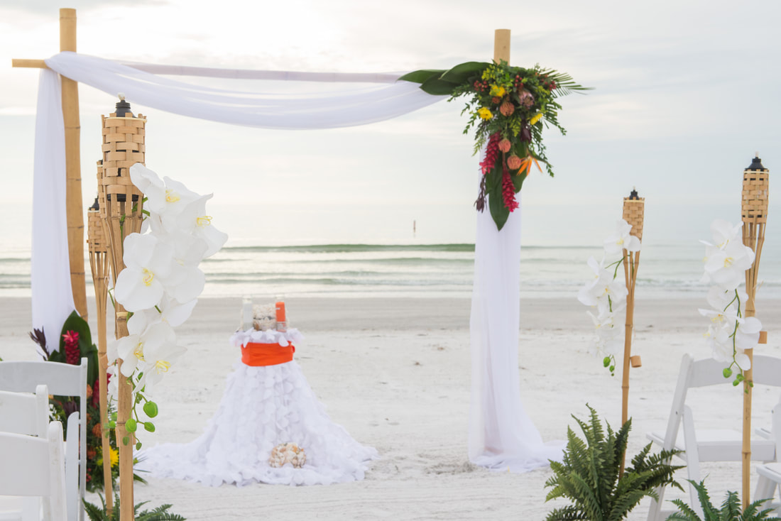 Sunset Pavilion Beach Wedding Package