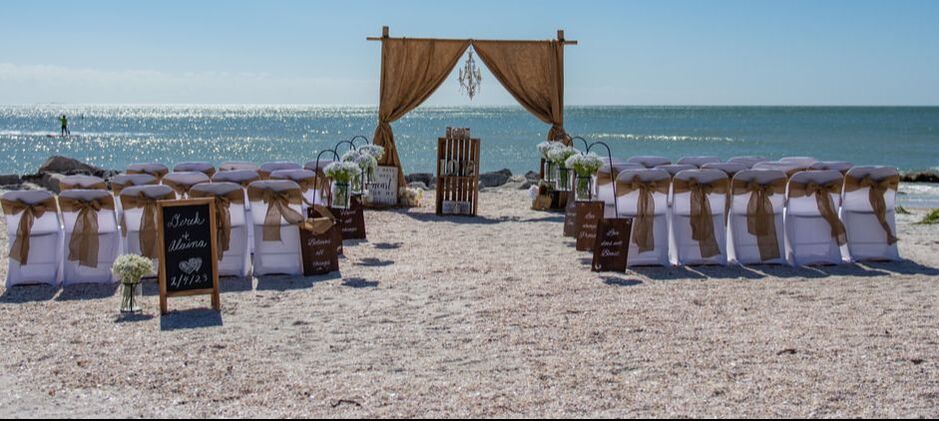 Rustic Romance Beach Wedding