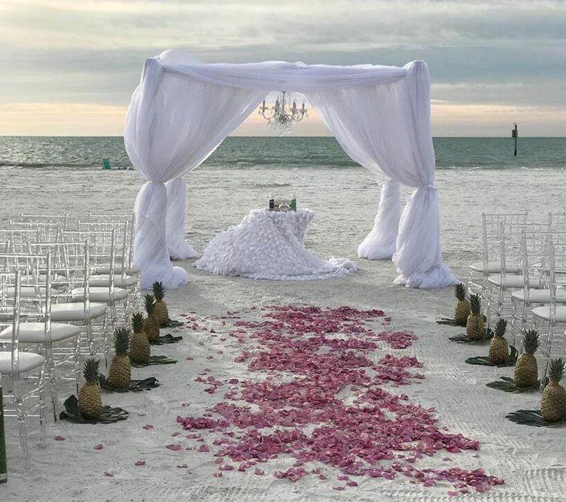 Upscale Beach Wedding