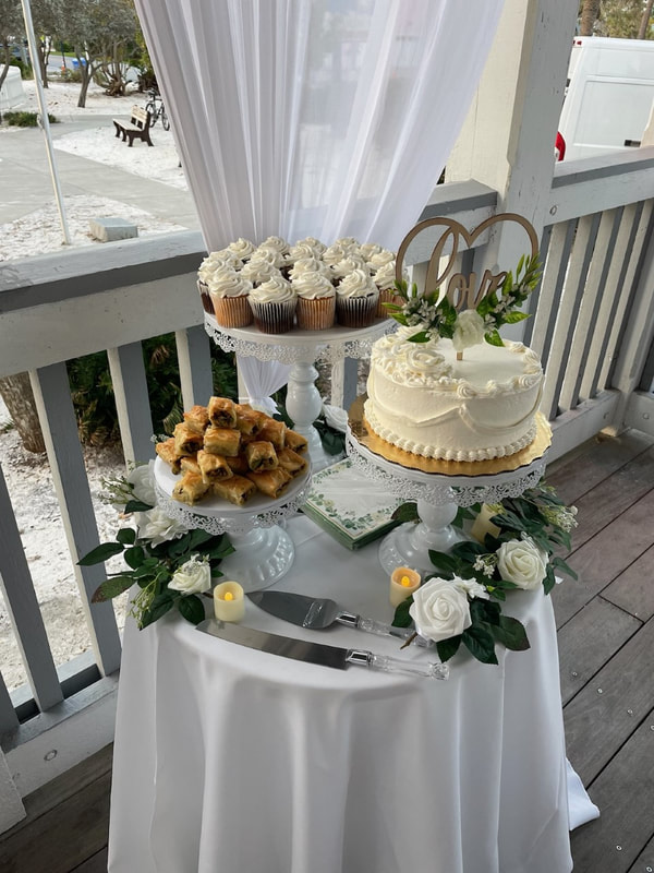 Affordable Sunset Beach Pavilion Wedding